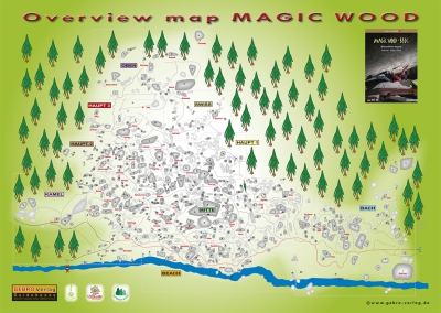 Magic Wood - Overview map/poster